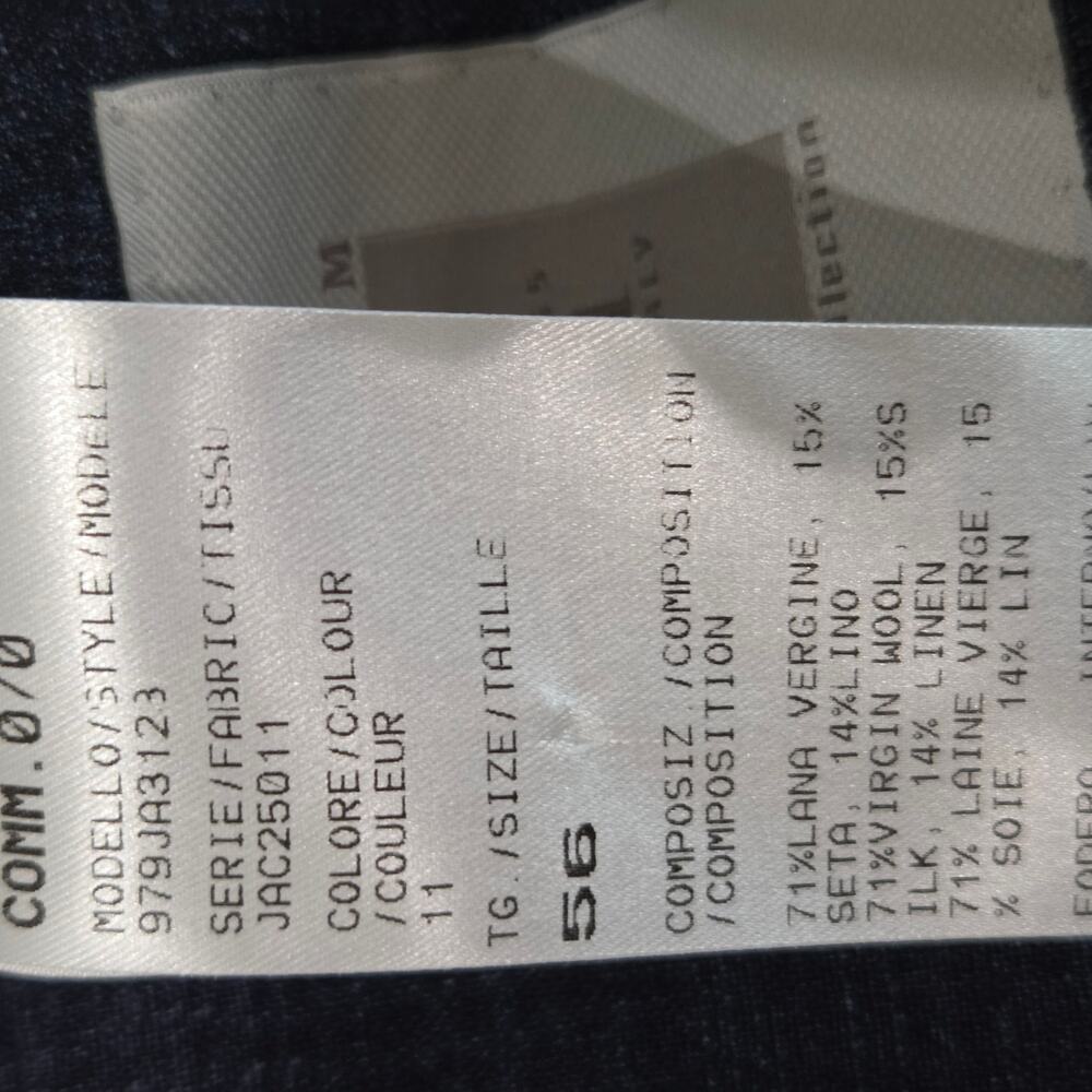 Eleventy Platinum Loro Piana Soft Jacket, Size US 46, Wool/Linen/Silk - Picture 14 of 15